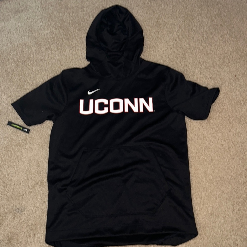 Uconn Nike short sleeve hoodie